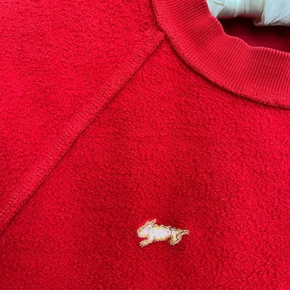 Toad & Co women’s Epiq short sleeve sweatshirt crew size medium in canoe red - Picture 12 of 13